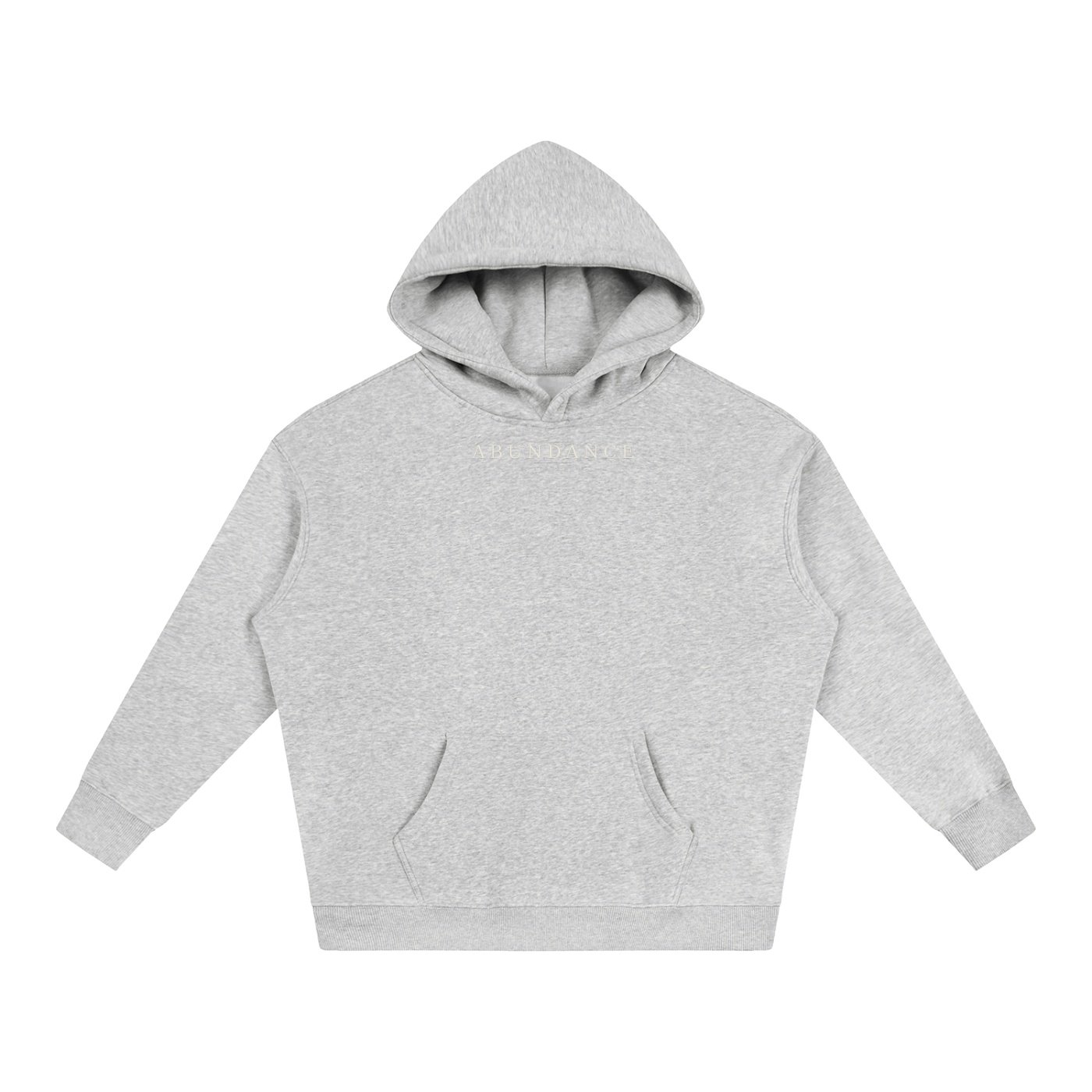 Abundance Perspective Oversized Fleece Hoodie – Unisex Minimalist Logo Hoodie - Image 15