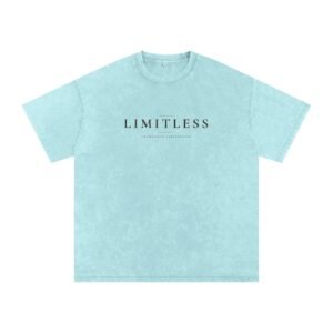 Limitless Snow-Washed Tee — Abundance Perspective