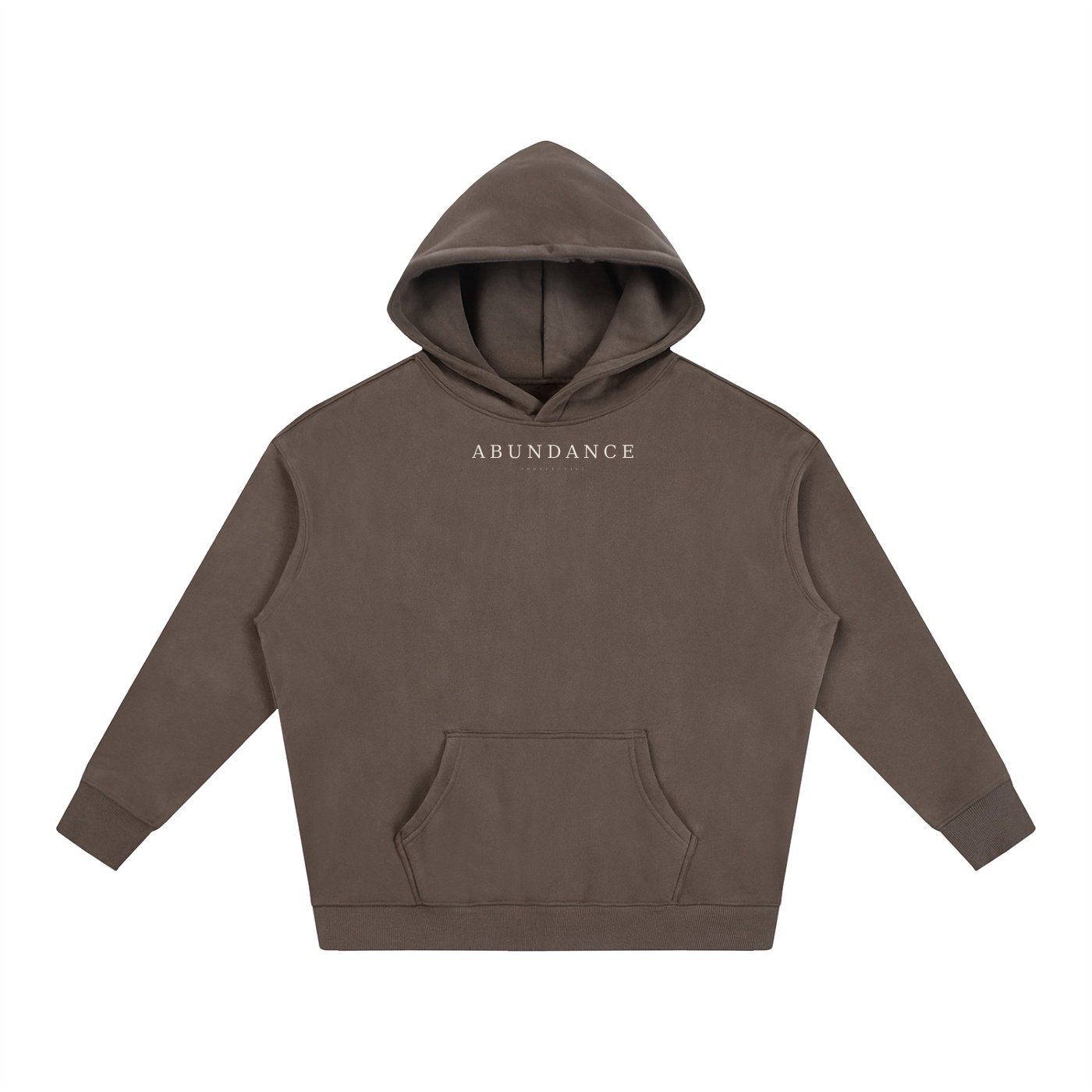 Abundance Perspective Oversized Fleece Hoodie – Unisex Minimalist Logo Hoodie - Image 23