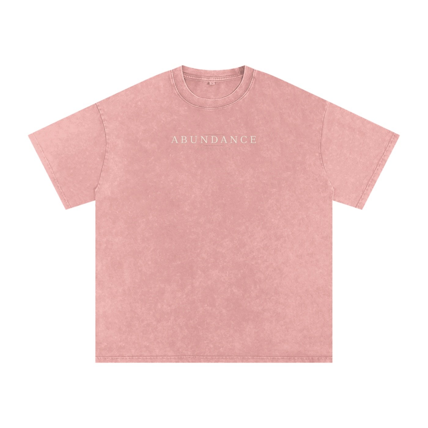 Abundance Perspective Snow-Washed Oversized Cotton Tee - Image 11