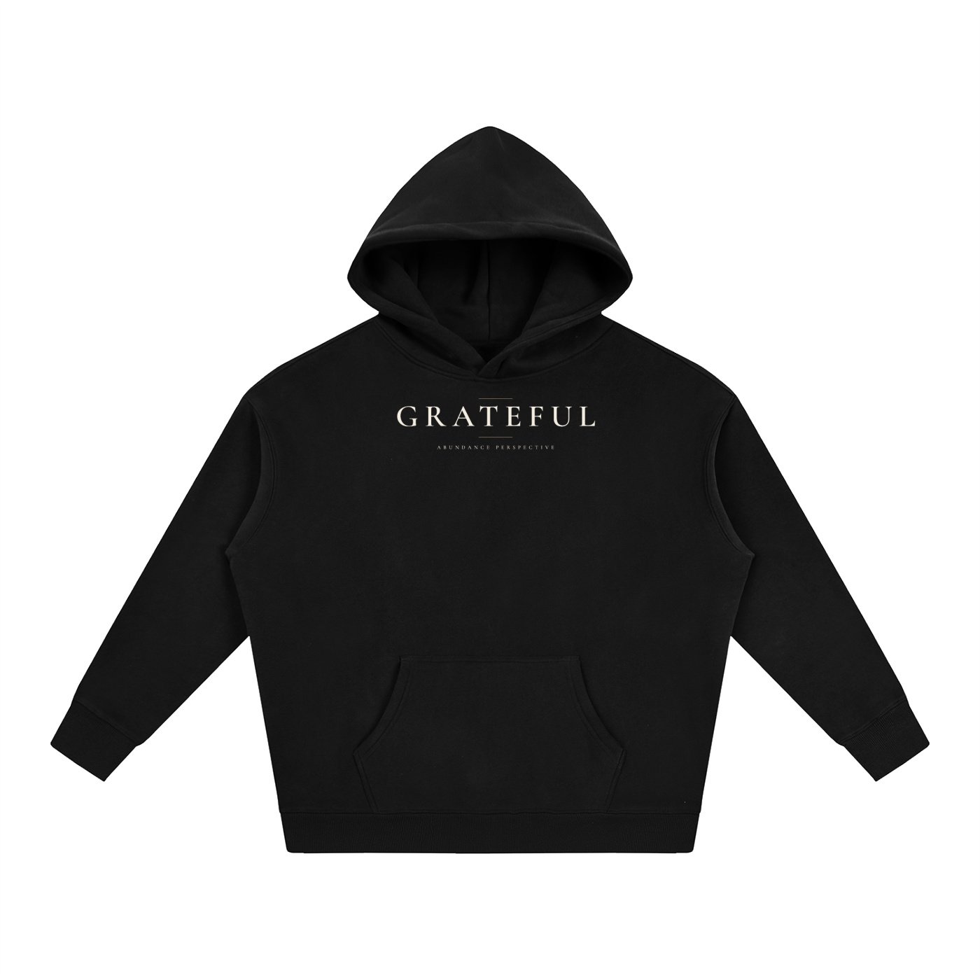 Grateful Fleece Hoodie — Abundance Perspective