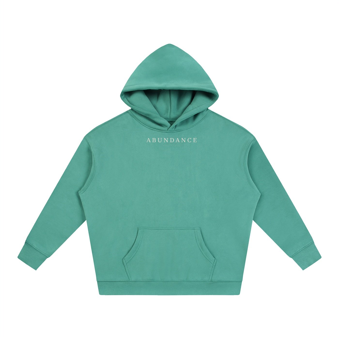 Abundance Perspective Oversized Fleece Hoodie – Unisex Minimalist Logo Hoodie - Image 11