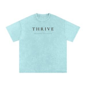Thrive Snow-Washed Tee — Abundance Perspective