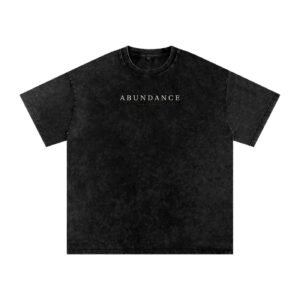Abundance Perspective Snow-Washed Oversized Cotton Tee