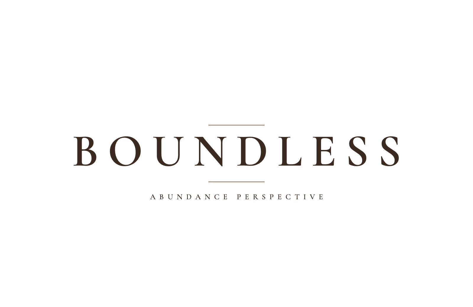 Boundless Mindset wordmark by Abundance Perspective