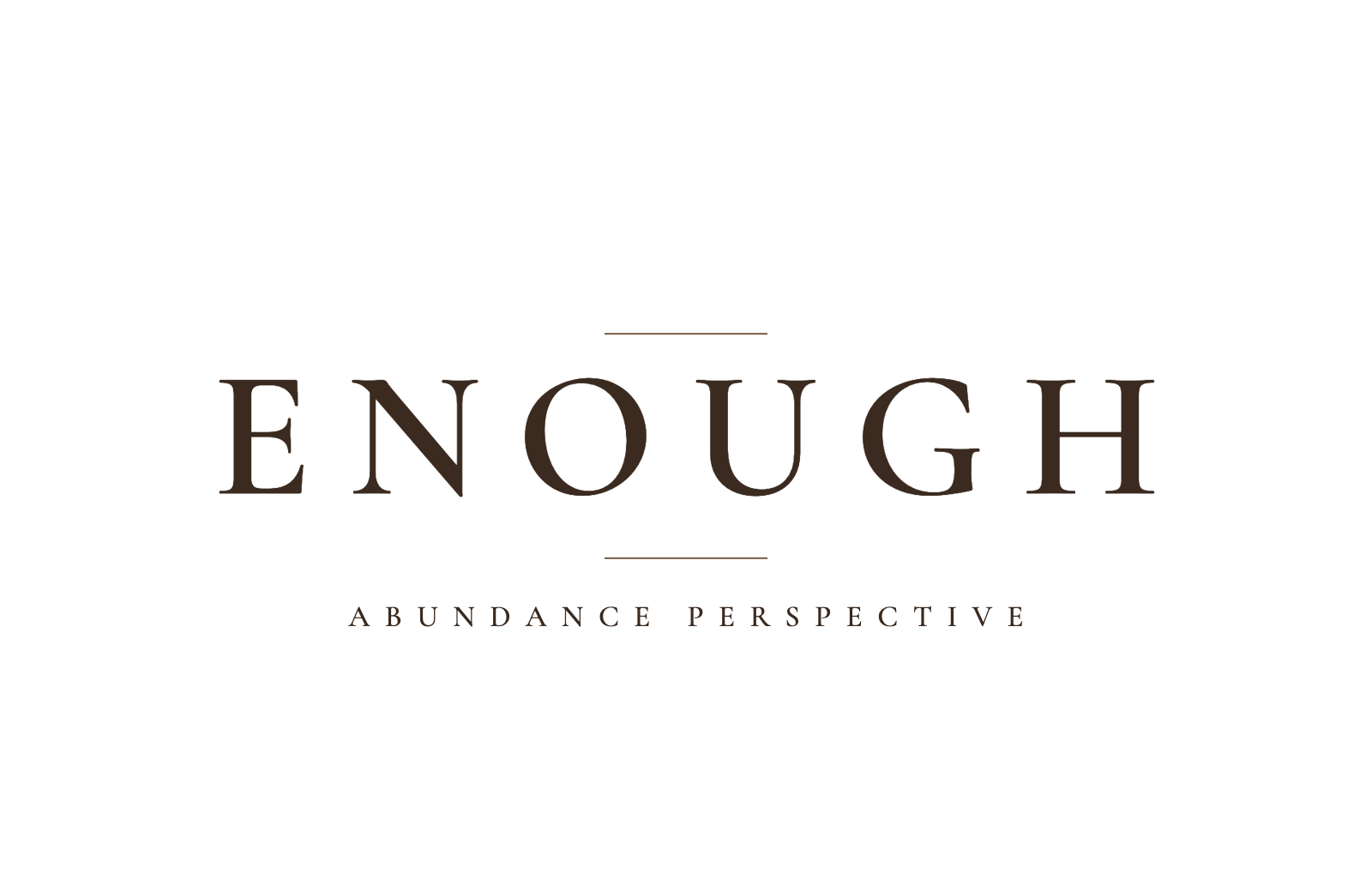 Enough Mindset wordmark by Abundance Perspective