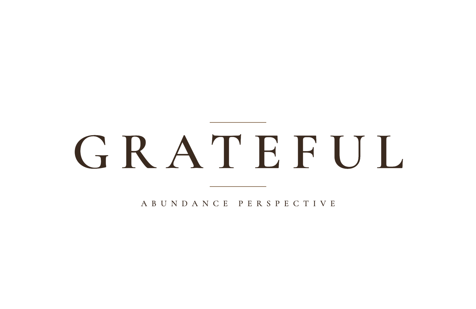 Grateful Mindset wordmark by Abundance Perspective