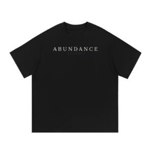 Abundance Cotton Tee — Abundance Perspective