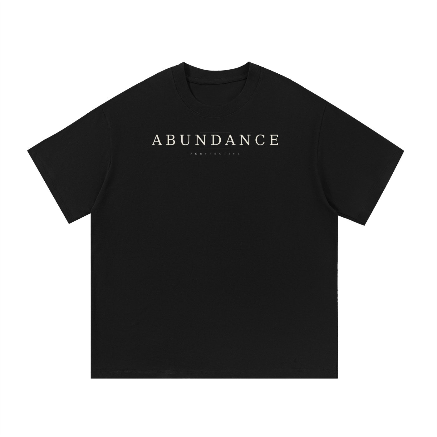 Abundance Cotton Tee — Abundance Perspective
