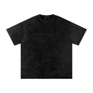 Flourish Snow-Washed Tee — Abundance Perspective