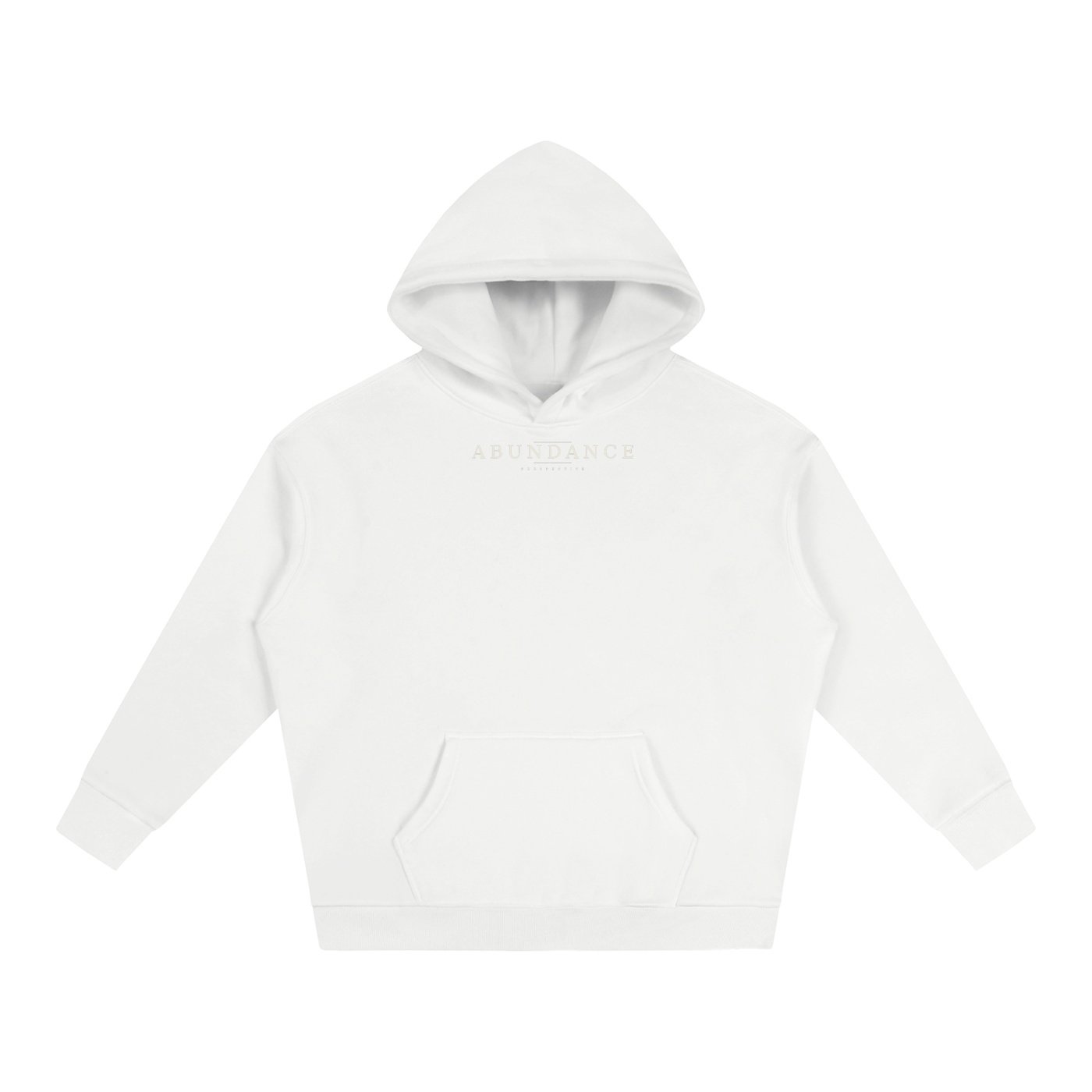 Abundance Perspective Oversized Fleece Hoodie – Unisex Minimalist Logo Hoodie - Image 17