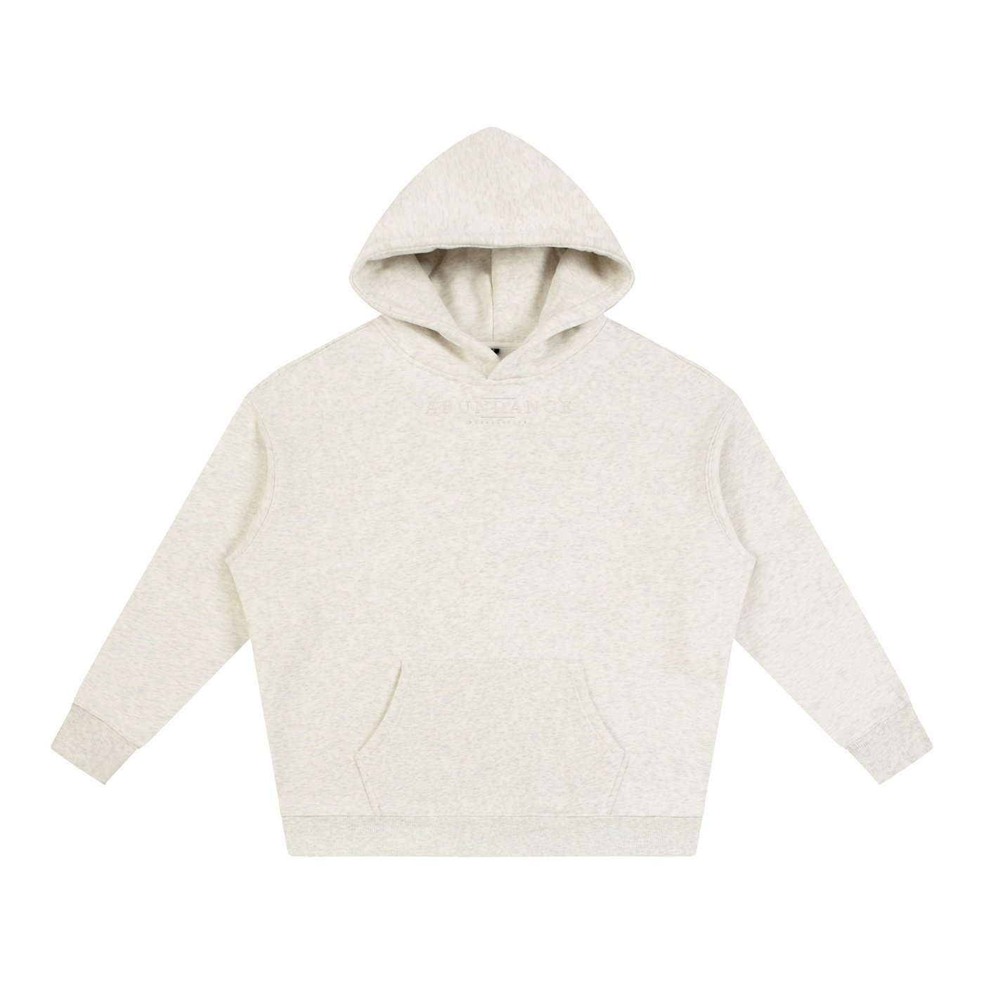 Abundance Perspective Oversized Fleece Hoodie – Unisex Minimalist Logo Hoodie - Image 13