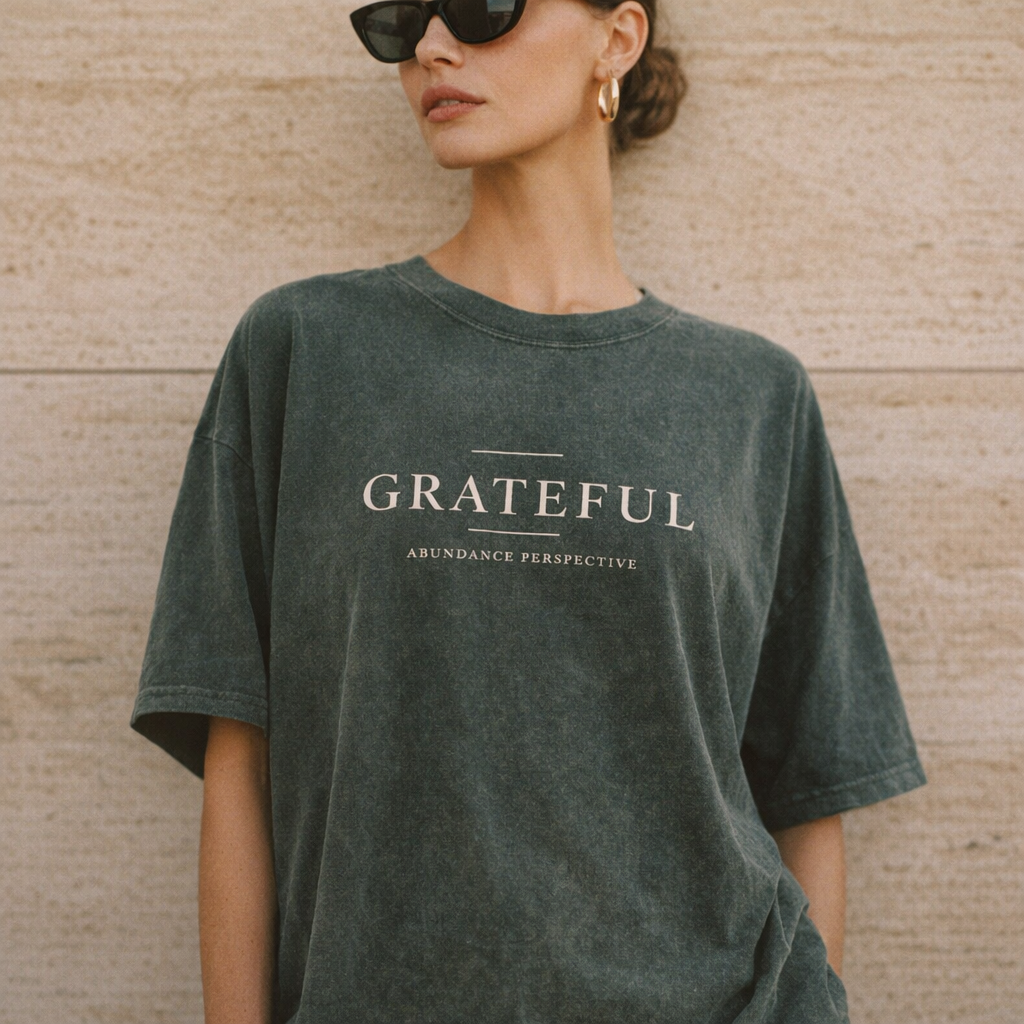 Grateful snow-washed tee worn — exact print