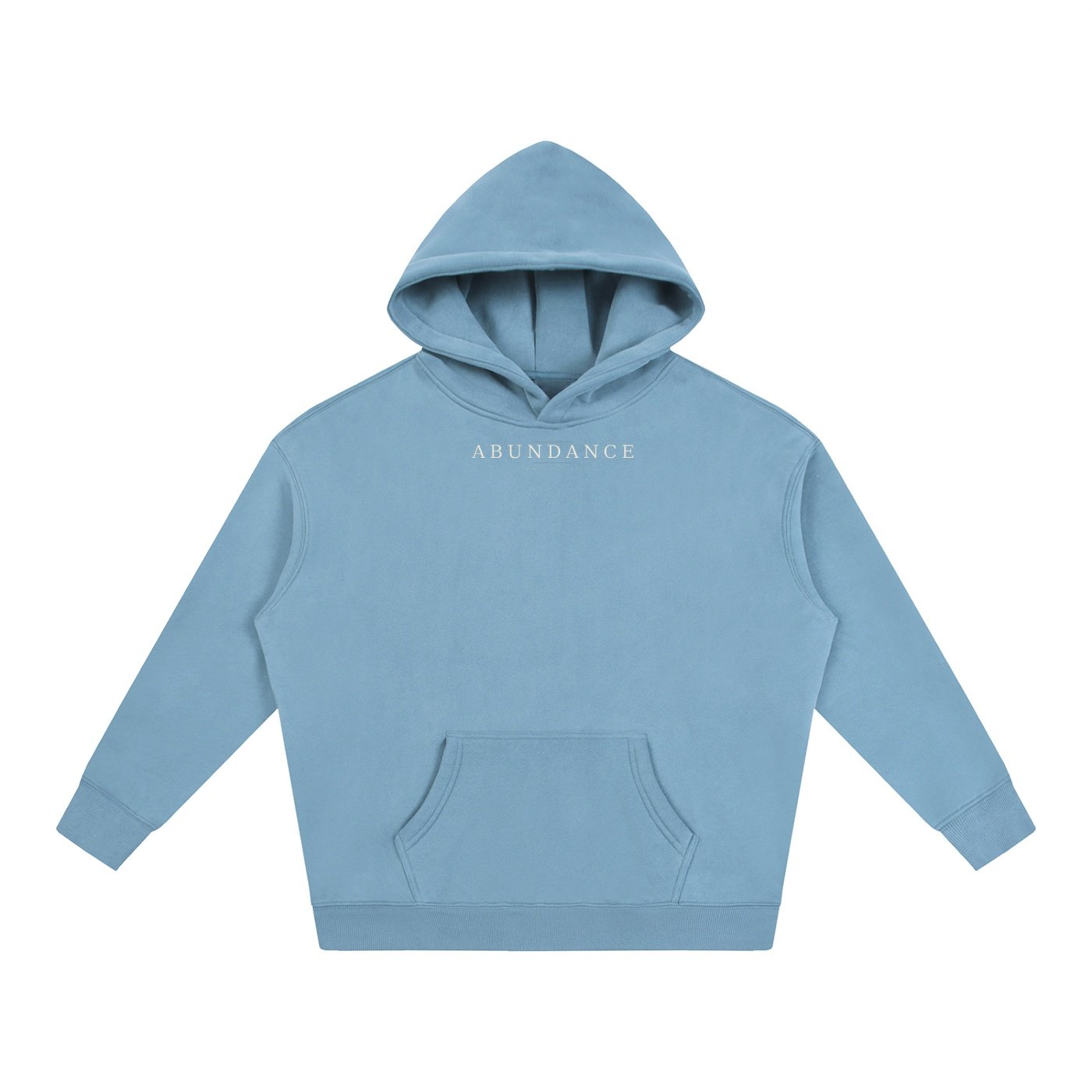 Abundance Perspective Oversized Fleece Hoodie – Unisex Minimalist Logo Hoodie - Image 9